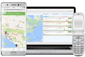 freight visibility on mobile-flip phone-desktop