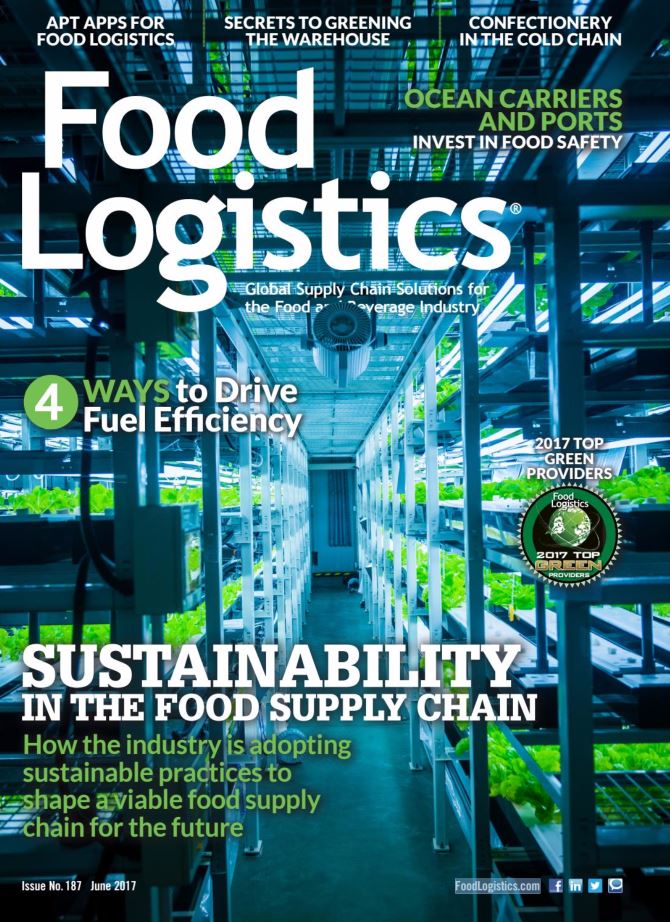 Food Logistics June 2017 cover